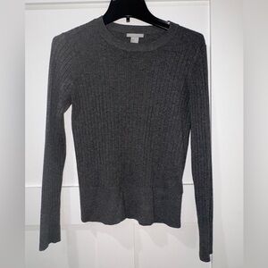 H&M Charcoal Knit Top